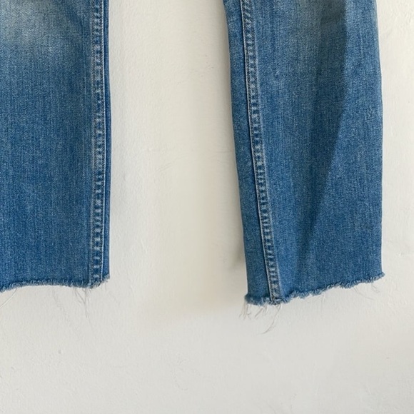 RE/DONE Originals High Rise Ankle Crop in Ghost - Picture 3 of 8